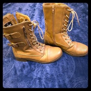 Light brown Combat Boots